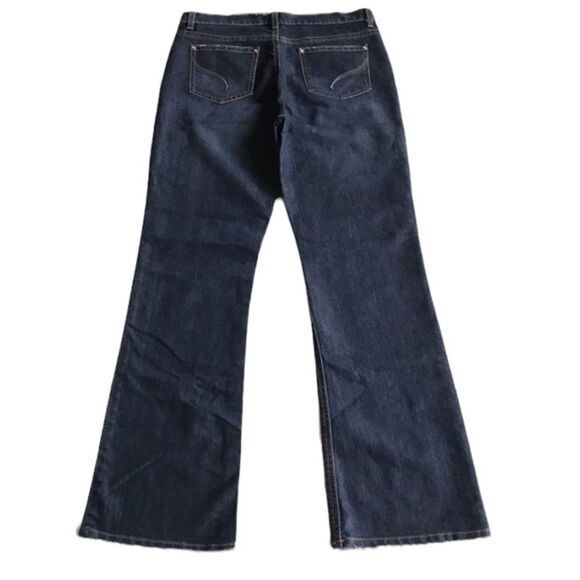 Gloria Vanderbilt Rhinestone Embellished Jeans Blue Sz 12 - Picture 1 of 10